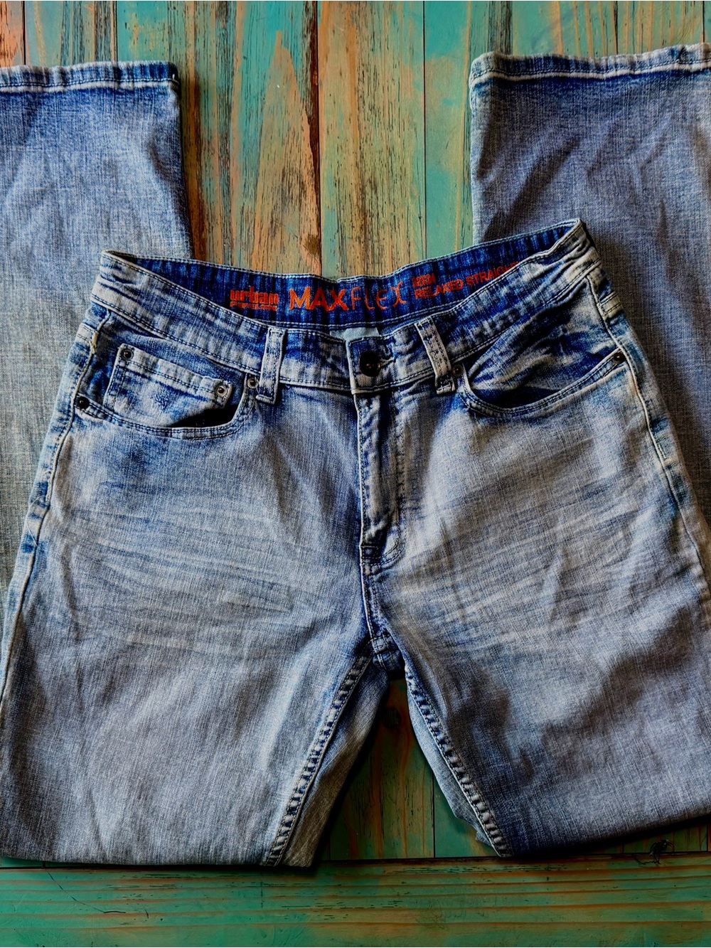 urban pipeline Light Blue Men’s Straight Jeans 32/34